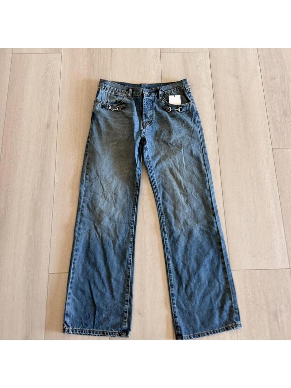 Gucci Men's Blue and Navy Jeans